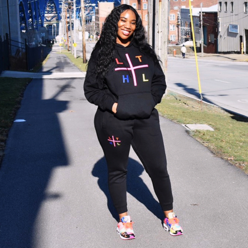 Multi-Color Cross Logo Sweatsuit - Image 2