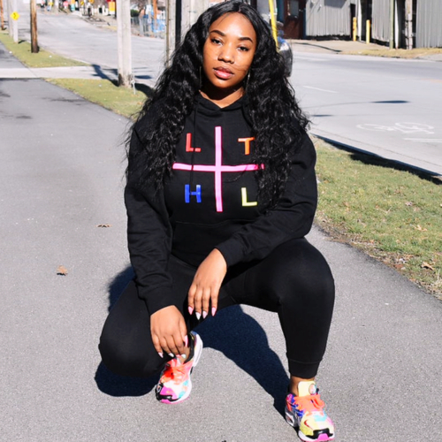 Multi-Color Cross Logo Sweatsuit